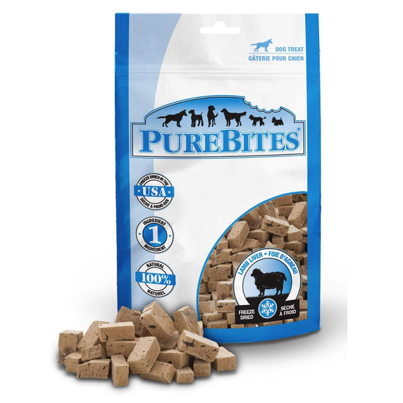 PureBites Lamb Liver Grain Free Freeze Dried Raw Dog Treats