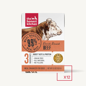 The Honest Kitchen  99% Meal Booster All LifeStage Beef Grain Free Wet Dog Food Topper
