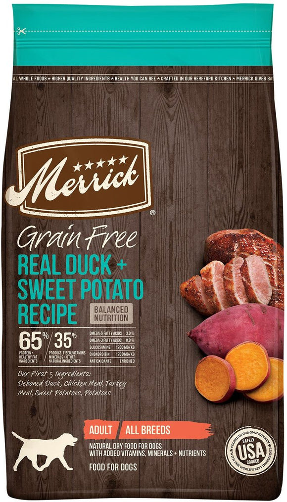 Merrick Duck And Sweet Potato Grain Free Grain Free Dry Dog Food