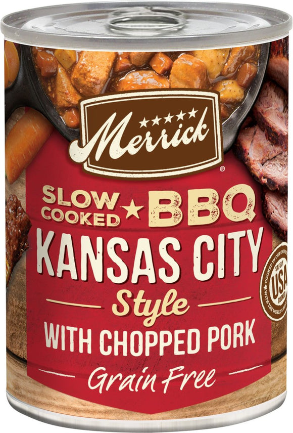 Merrick BBQ Kansas City Pork Grain Free Wet Dog Food