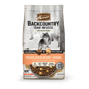 Merrick Backcountry Pacific catch  Salmon, Whitefish And Trout With Grain Dry Dog Food