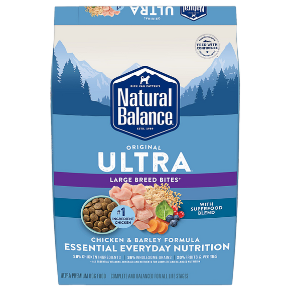 Natural Balance Ultra Large Breed Chicken Wholesome Grain all Life Stage Dry Dog Food