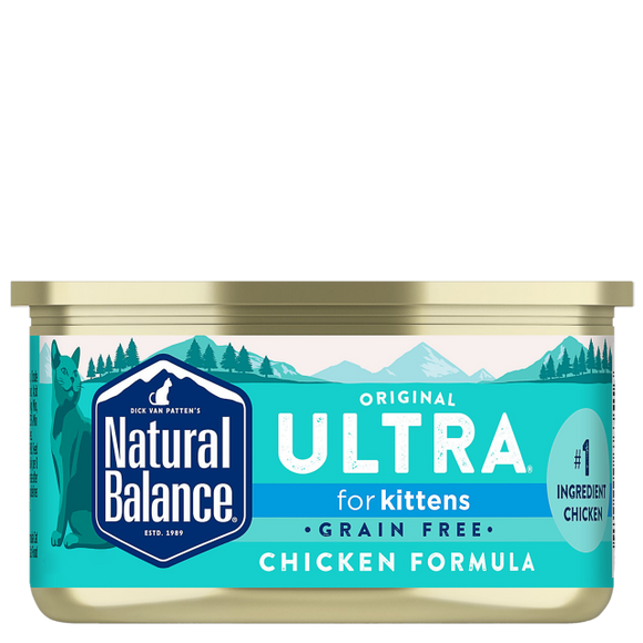 Natural Balance Original Ultra Chicken Kitten Grain Free Wet Cat Food