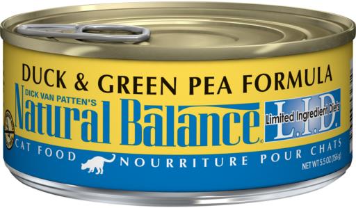 Natural Balance Limited Ingredient Diet Duck & Green Pea Grain Free Cat Wet Food