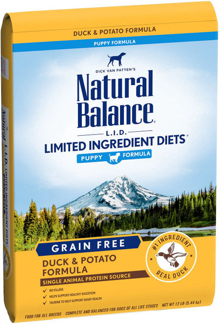 Natural Balance Limited Ingredient Diet Puppy Reserve Duck & Potato Dry Dog Food
