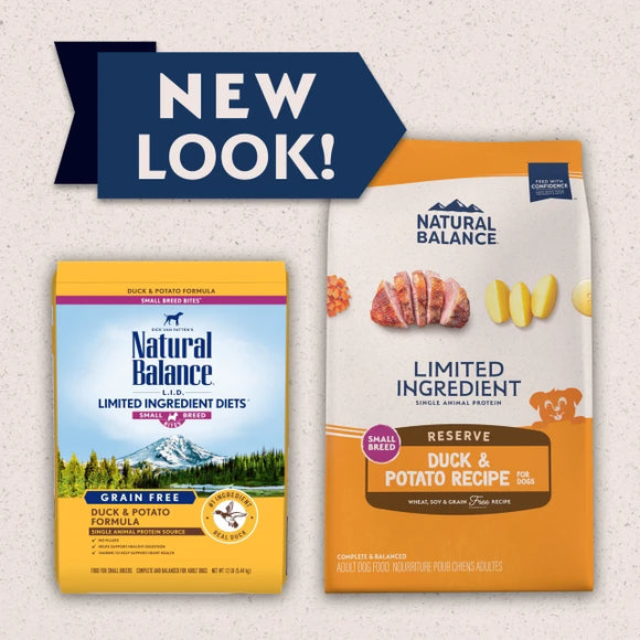 Natural Balance Limited Ingredient Small Breed Duck & Potato Bites Dry Dog Food