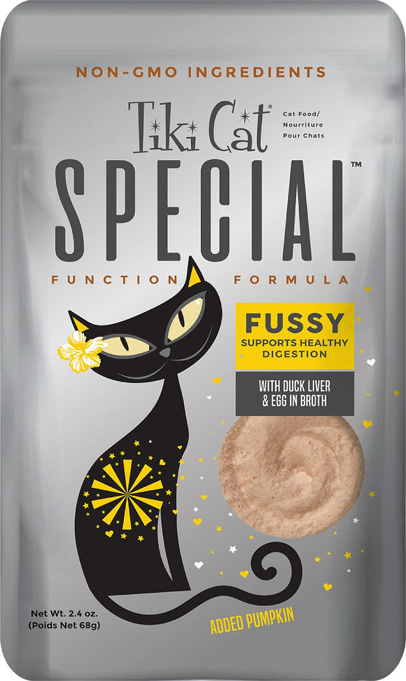 Tiki Cat Special Function Formula Adult Fussy Duck Liver & Egg in Broth Wet Cat Food