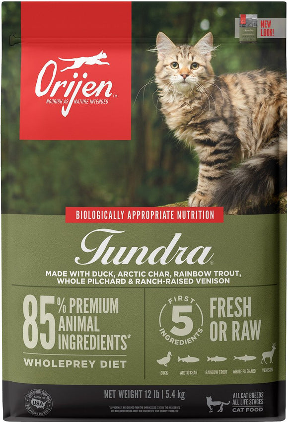 Orijen Tundra Made With Duck, Trout And Venison Grain Free Cat Dry Food
