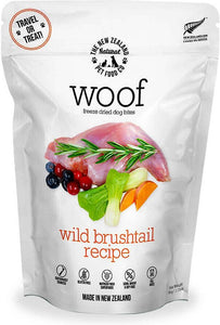 New Zealand Natural Woof Wild Brushtail Grain Free Freez Dried Dog Food