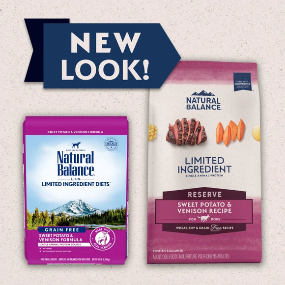 Natural Balance Limited Ingredient Diet Vension And Sweet Potato Grain Free Dry Dog Food