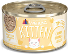Weruva Shredded Kitten Chicken Formula Au Jus Grain Free Wet Cat Food