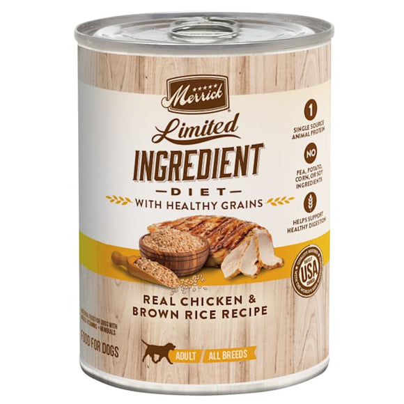Merrick Real Chicken Limited Ingredient Wet Dog Food