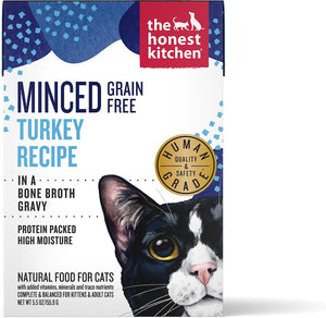 The Honest Kitchen Tetra Minced Tukey in Bone Broth Cat Wet Food