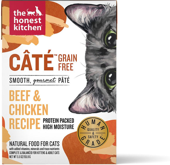 The Honest Kitchen Tetra Cate Beef & Chicken Pate Cat Wet Food