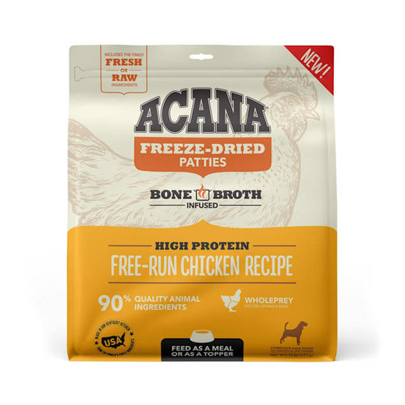 Acana Chicken Natural Freeze Dried Patties Dog Food