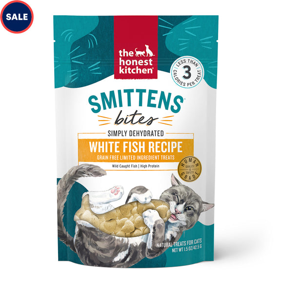 Honest Kitchen Smittens Bites Whitefish Grain Free Cat Treats