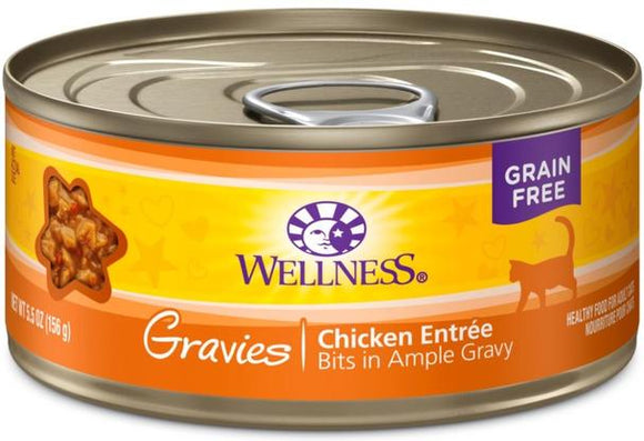 Wellness Natural Grain Free Gravies Chicken Dinner Wet Cat Food
