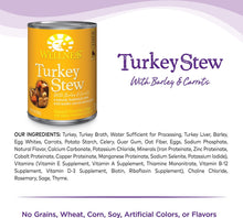 Wellness Turkey Stew With Barley & Carrots Grain Inclusive Wet Dog Food