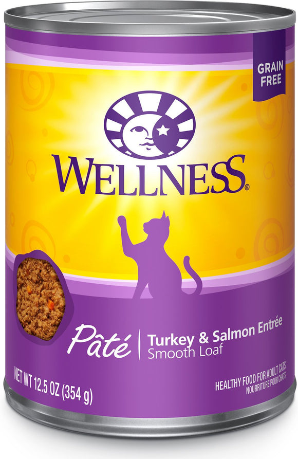 Wellness Complete Health Turkey & Salmon Formula Grain Free Wet Cat Food
