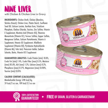 Weruva Nine Liver With Chicken & Chicken Liver In Gravy Grain Free Wet Cat Food