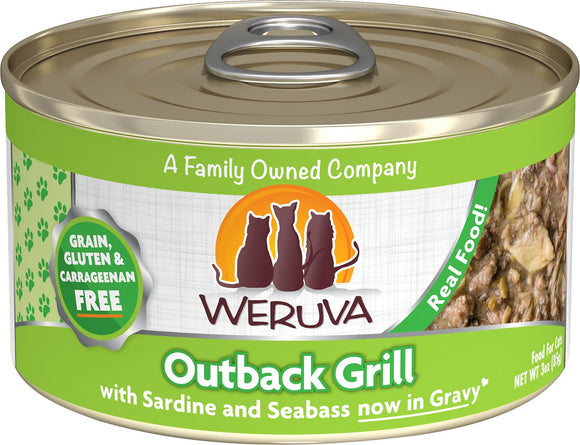 Weruva Outback Grill With Sardine & Seabass In Gravy Grain Free Wet Cat Food