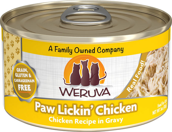 Weruva Paw Lickin Chicken Recipe In Gravy Grain Free Wet Cat Food