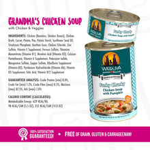 Weruva Grandma's Chicken Soup With Chicken & Veggies Grain Free Wet Dog Food