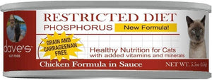 Dave's Restricted Diet Diet Phosphorus Chicken Dinner Grain Free Wet Cat Food