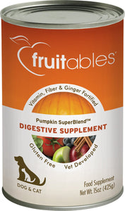 Fruitables Pumpkin SuperBlend Digestive Supplement Wet Dog & Cat Food