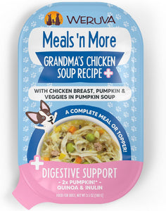 Weruva Meals n More Grandma's Chicken Soup Recipe Plus Grain Free Wet Dog Food