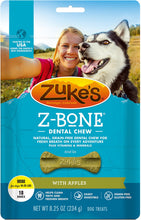 Zuke's Z-Bone With Apples Grain Free Dental Dog Chews
