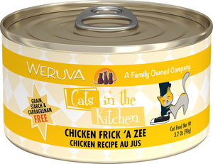 Weruva Cats In The Kitchen Chicken Frick 'a Zee Chicken Recipe Au Jus Grain Free Wet Cat Food