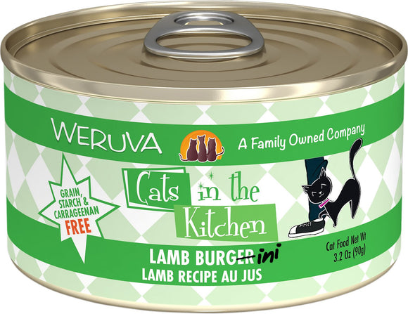 Weruva Cats In The Kitchen Lamb Burgini Lamb Recipe Au Jus Grain Free Wet Cat Food