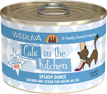 Weruva Cats In The Kitchen Splash Dance Chicken & Ocean Fish  Recipe Au Jus Grain Free Wet Cat Food