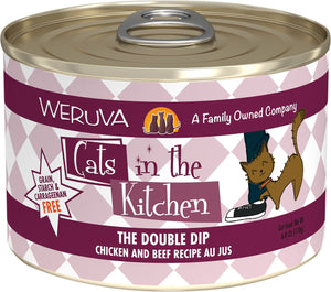 Weruva Cats In The Kitchen The Double Dip Chicken & Beef Au Jus Grain Free Wet Cat Food