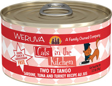 Weruva Cats In The Kitchen Two Tu Tango Sardine, Tuna & Turkey Recipe Au Jus Grain Free Wet Cat Food