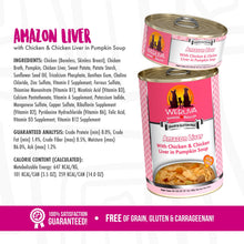 Weruva Amazon Liver With Chicken & Chicken Liver In Pumpkin Soup Grain Free Wet Dog Food