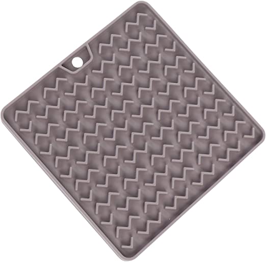 Messy Mutts Reversible Feeding & Lick Silicone Mat Dog Food