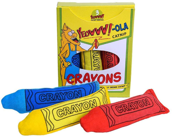 Yeowww Ola Crayons Catnip Cat Toy