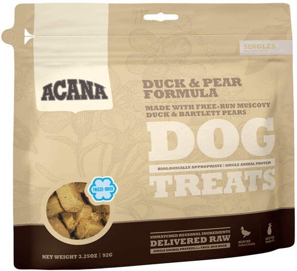 Acana Duck & Pear Formula Grain Free Freeze Dried Dog Treats