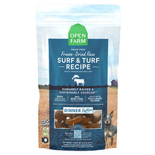Open Farm Surf Turf Patties Grain Free Freeze Dried Raw Food For Dogs