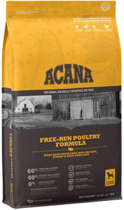 Acana Free Run Poultry Formula Chicken, Turkey, & Eggs Grain Free Dry Dog Food