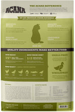 Nutritional Facts for Acana All Life Stages Grasslands Chicken, Duck, Turkey, & Quail Grain Free Dry Cat Food