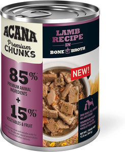 Acana Lamb Chunks with Bone Broth Wet Dog Food