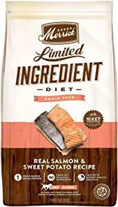 Merrick Limited ingredients Salmon And Sweet Potato Grain Free Dry Dog Food
