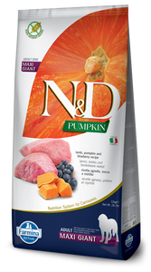 Farmina N&D Pumpkin Adult Medium Maxi GIANT Lamb & Blueberry Grain free Dry Dog Food