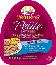 Wellness Petite Entrees Mini-Filets With Roasted Chicken, Carrots & Red Peppers in Gravy Grain Free Wet Dog Food