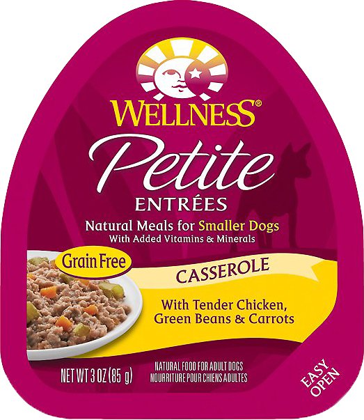 Wellness Petite Entrees Casserole With Tender Chicken, Green Beans & Carrots Grain Free Wet Dog Food