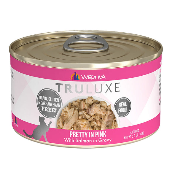 Weruva Truluxe Pretty In Pink With Salmon In Gravy Grain Free Wet Cat Food