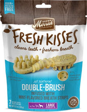 Merrick Fresh Kisses Double-Brush Mint Large Grain Free Dental Dog Treats